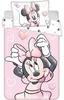 Jerry Fabrics Bettwäsche Minnie Blush Pink baby 100x135, Produktbild-Vorschau 1