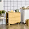 HOMCOM Esstisch Klapptisch mit Ablagefächer Esszimmertisch Produktbild-Vorschau 8