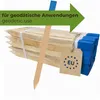 50 Stück Holzpfähle Buche 25x25 mm Länge 80 cm Blau Spitze Produktbild-Vorschau 7