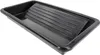 A black paint tray with ribbed texture on a white background. Produktbild-Vorschau