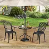 Terrassentisch mit 70 cm Durchmesser, runder Bistrotisch Produktbild-Vorschau 2