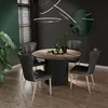 Esstisch Vicco Calero Eiche rustikal/Schwarz 120 x 60 cm Produktbild-Vorschau 7