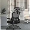 Two office chairs are shown in a modern office setting. The foreground chair is black and the background chair is cream colored. Produktbild-Vorschau