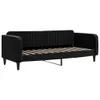 Tagesbett Schwarz 80x200 cm Samt Produktbild-Vorschau 1