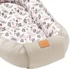 JUKKI® Baby Nestchen 100x55cm bis zu 9 Monaten SAMT [Boho Produktbild-Vorschau 2