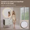 S'AFIELINA miroir de salle de bain LED rond miroir de salle Voir les images du produit 2