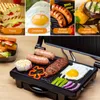 Aigostar - 1000W, kontaktgrill für Sandwiches, Steak und Produktbild-Vorschau 2