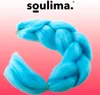 Soulima Vlasy Kanelové syntetické Copánky modré Náhled obrázku produktu 8
