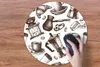 MuchoWow® Mauspad Mousepad Kaffee - Croissant - Muster Produktbild-Vorschau 3