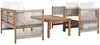 Loungeset Gartenmöbel Set 4-teilig aus Akazienholz & Produktbild-Vorschau 11