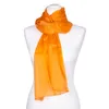 Seidenschal Halstuch Schal orange Seide 180x45cm Produktbild-Vorschau 2