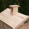 ADGO fumoir en bois d'aulne, fumoir avec abri pour viande Voir les images du produit 5