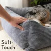 4L Textil MOLLY Kuscheliges Cord Hundebett große Hunde Produktbild-Vorschau 9