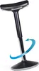 Sgabello Wiltec sit & stand nero, sgabello girevole Anteprima dell’immagine prodotto 2