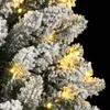 vidaXL Umelý vianočný stromček so snehom 150 LED 150 cm Náhľad obrázku produktu 5