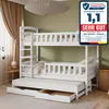 Hochbett 90x200 Etagenbett Kinderbett Jugendbett Stockbett Produktbild-Vorschau 14