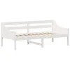 The Living Store Tagesbett ohne Matratze Weiß 90x190 cm Produktbild-Vorschau 3