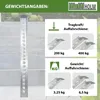 A product image showing a ramp and information about its weight capacity and own weight. Produktbild-Vorschau