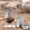 Lixada Titanium Water Bottle Outdoor Field Mug Set Náhled obrázku produktu 4