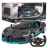 A remote-controlled Bugatti Divo toy car and its packaging are displayed. Produktbild-Vorschau