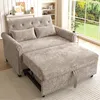 Divano letto 3 in 1 Merax, divano a 2 posti in ciniglia, Anteprima dell’immagine prodotto 2