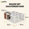zooprinz Kaninchenstall Hasenstall Comfort L | Freilauf Produktbild-Vorschau 11
