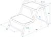 Trittstufe Stahl für Wohnwagen – Doppeltrittstufe – Ideale Produktbild-Vorschau 1