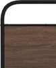 Close-up of a wooden surface with a black metal frame. Produktbild-Vorschau