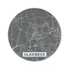 MuchoWow® Mauspad Mousepad Stadtplan - Karte - Gladbeck - Produktbild-Vorschau 1