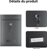 Wiltec Boîte aux lettres murale verrouillable V2 anthracite Voir les images du produit 6