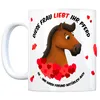 Kaffeebecher mit Spruch: Diese Frau liebt ihr Pferd. Oh ... Produktbild-Vorschau 2