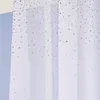 Ösengardine mit Glitzersteinen weiß silberfarbig 140x260cm Produktbild-Vorschau 6
