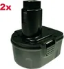 2x Trade-Shop Werkzeug Ni-MH Akku 12V 3000mAh für DEWALT Produktbild-Vorschau 1