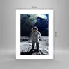 Poster - Poster ohne Rahmen - Astronaut Mond Erde Raum - Produktbild-Vorschau 4