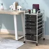 úložný vozík se 6 zásuvkami, úložná věž, stůl na kolečkách, Náhled obrázku produktu 1