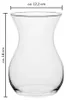 Glasvase „Belly“ 18 x 12cm – Blumenvase aus Glas für Blumen Produktbild-Vorschau 4