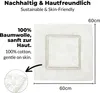 Koupelnová předložka étérea z bavlny, 60 x 60 cm Náhled obrázku produktu 2