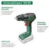 Taladro atornillador inalámbrico universal Impact 18V-60, 1 Vista previa de la imagen del producto 16