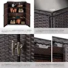 tectake® Aluminium Gartenschrank Monza 84,5 x 40,5 x 103,5 Produktbild-Vorschau 4
