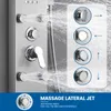 Auralum Duschpaneel-System Edelstahl Duschpaneel mit 4 Produktbild-Vorschau 6