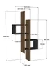 Skye Decor, Emse - Sapphire Oak, White, Wandregal, Produktbild-Vorschau 5