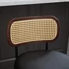 Set di 3 sgabelli da bar girevoli, con schienale in rattan, Anteprima dell’immagine prodotto 3