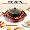 Elektrischer Hotpot mit Grill - 2-in-1 - Yin-Yang geteilter Produktbild-Vorschau 2