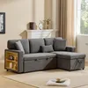 Sweiko Corner Sofa Bett Eckcouch Couch L-Form Schlafcouch Produktbild-Vorschau 7