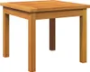 A wooden side table on a white background. Voir les images du produit