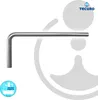 tecuro Abgangsrohr - Bodenrohr, Länge 680 mm mit 90° Bogen Produktbild-Vorschau 2