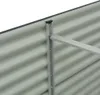 Lit surélevé de jardin 320x80x81 cm Acier galvanisé gris Voir les images du produit 7