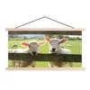 MuchoWow® Textilposter Schafe - Tiere - Bauernhof 120x60 cm Produktbild-Vorschau 1