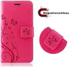 Handy Tasche für Samsung Hülle Handyhülle Blumen Flip Cover Produktbild-Vorschau 3