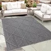 Teppium In & Outdoor Teppich Skandi Boho Stil Einfarbig Produktbild-Vorschau 2